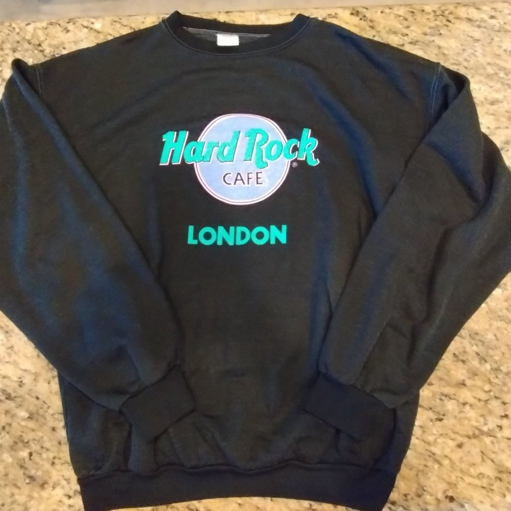 Vintage Hard Rock Cafe London Sweatshirt Sz M - Picture 12 of 13